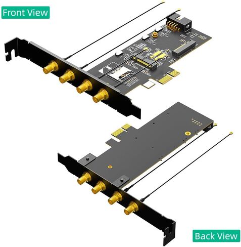 NGFF M.2 Key B ومفتاح A إلى محول PCIe X1 لبطاقة 3G/4G وWiFi in Kuwait