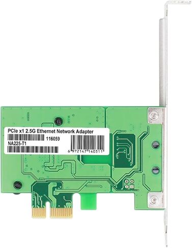 I225-T1 PCIe x1 2.5G بطاقة شبكة بمنفذ واحد 2500M 1 منفذ LAN لشريحة I225-V in Kuwait