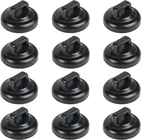 Magnetic Zip Tie Mounts Wire Magnet Cable Tie Mount Clips Multipurpose Wire Cable Holder Mount Wire Clips Management for Home Office Marine Electrical Wiring (Black 12 Pcs) in Kuwait