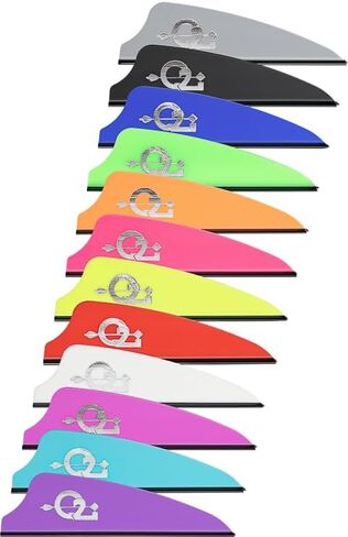 Q2i Fusion-II | 2.1" | High-Performance Arrow Fletching Vanes with Tri-Fusion Adhesion Technology for Target Archery in Saudi Arabia