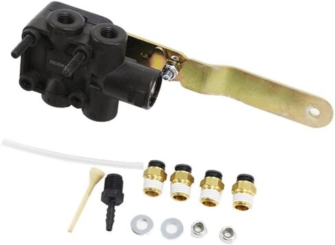 MyTee Products Right Control Relvering Valve W/Dump Meature يناسب Peterbilt ، Freightliner ، 08-02947OEM (2 Pack) in Kuwait