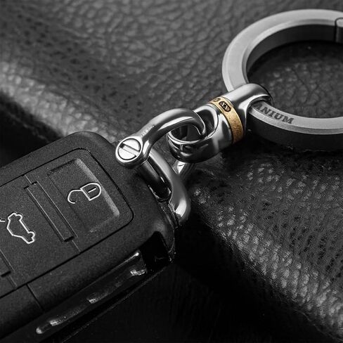 حلقة مفاتيح من التيتانيوم من TISUR لسلسلة المفاتيح، موصل حلقات سلسلة مفاتيح حلقة تسلق مع حلقة مفاتيح قابلة للفصل، ملحقات سلسلة مفاتيح in Kuwait