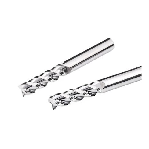 3 Flute Carbide End Mill HRC62 Tungsten CNC Milling Cutter 1-20mm for Aluminum Alloy(3x8xD4x50) in Saudi Arabia