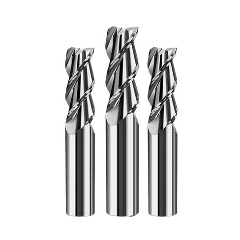 3 Flute Carbide End Mill HRC62 Tungsten CNC Milling Cutter 1-20mm for Aluminum Alloy(3x8xD4x50) in Saudi Arabia