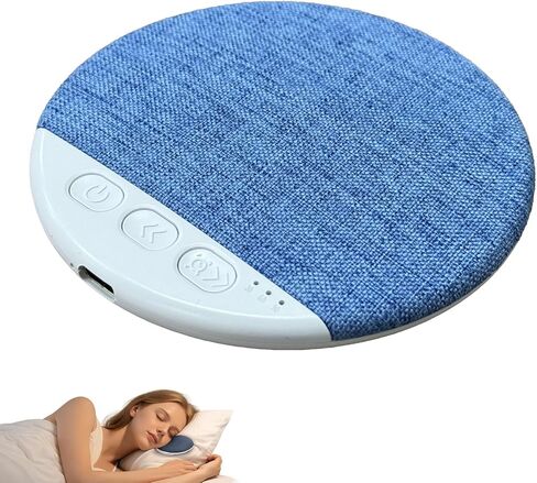 Bluetooth Pillow Speaker for Sleeping, Under Pillow Speaker with White Noise & Timer, Private Sleep Aid Headphone Alternative for Couples, Adults, Kids - No Disturb to Partner in Kuwait