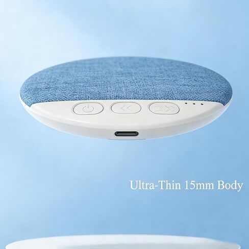 Bluetooth Pillow Speaker for Sleeping, Under Pillow Speaker with White Noise & Timer, Private Sleep Aid Headphone Alternative for Couples, Adults, Kids - No Disturb to Partner in Kuwait