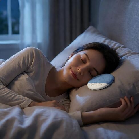 Bluetooth Pillow Speaker for Sleeping, Under Pillow Speaker with White Noise & Timer, Private Sleep Aid Headphone Alternative for Couples, Adults, Kids - No Disturb to Partner in Kuwait