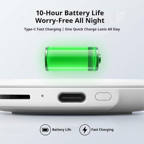 Under Pillow Speaker - Mini Portable Bluetooth Pillow Speaker for Sleeping with White Noise, Timer Ultra-Thin Wireless Sleep Aid Headphones for Adults, Kids, Side Sleepers in Kuwait