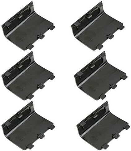 6X Replacement Battery Back Door Lid Cover for Xbox One Controller Black in Kuwait