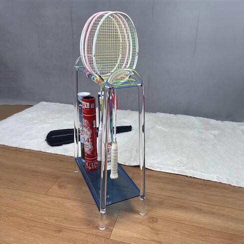Acrylic Racket Storage Rack for 10-20 Rackets Multicolor(Blue) in Saudi Arabia