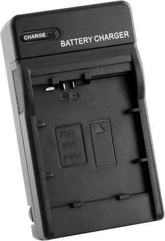 NP-FW50 Battery Charger for Sony A6100 A6400 A5100 A6500 A6300 A6000 A5000 A7 A7 II A7R A7R II A7R2 A7S A7S II A7S2 A55 RX10 NEX-3 5 7 Series Camera Portable Design Charger in Kuwait