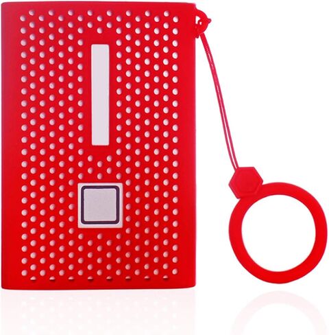 Silicone Storage Case Protective Cover - Fit for Samsung T7 Touch Portable Solid State Drive SSD Anti-Scratch Sleeve Protector (Red) in Kuwait