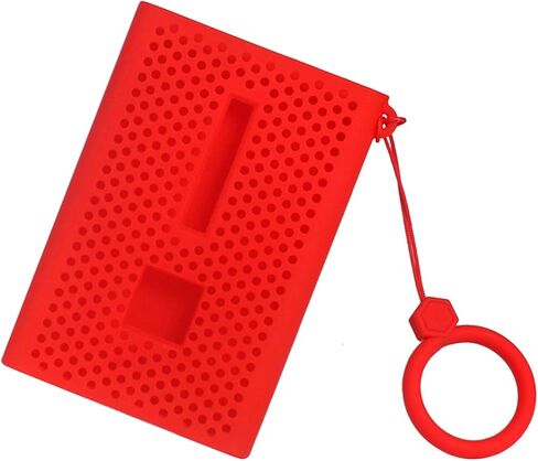 Silicone Storage Case Protective Cover - Fit for Samsung T7 Touch Portable Solid State Drive SSD Anti-Scratch Sleeve Protector (Red) in Kuwait
