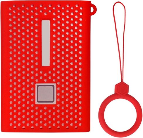 Silicone Storage Case Protective Cover - Fit for Samsung T7 Touch Portable Solid State Drive SSD Anti-Scratch Sleeve Protector (Red) in Kuwait