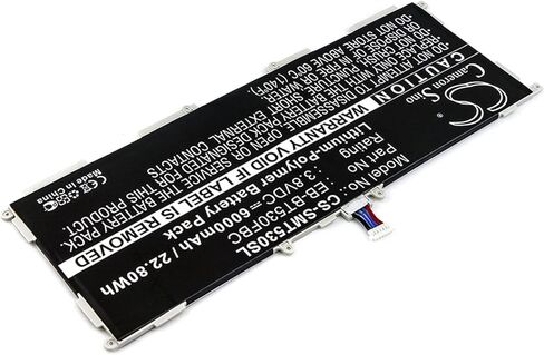 Cameron Sino Battery for Samsung Galaxy Tab 4 Education, Galaxy Tab4 10.1, SM-T530, SM-T531, SM-T533, SM-T535, SM-T537, SM-T537A, SM-T537R4 6000mAh in Kuwait
