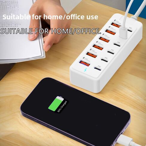 USB 3.0 Hub 12 Ports with 6 USB-C & 6 USB-A for Laptop Tablet Phone Desktop Hub in Kuwait