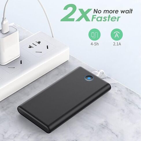 [2-Pack] Portable Charger Power Bank 20000mAh,Ultra Slim Fast Charging Battery Pack with Dual USB Outputs,Travel Essential Portable Phone Charger for iPhone 17/16/15/14/13/12/X,Galaxy S24, Android etc in Saudi Arabia