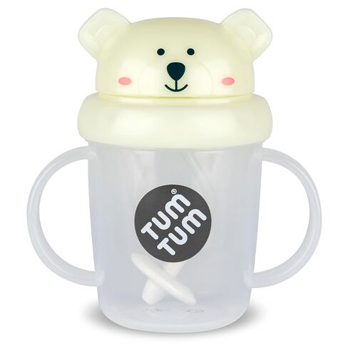 TUM TUM Tippy Up Free Flow Sippy Cup (No Valve), Sippy Cup for Toddlers, 200ml, BPA Free (Pete Polar Bear) in Saudi Arabia