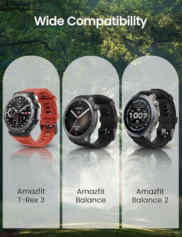 شاحن Sinoacc متوافق مع Amazfit Active Max/Trex 3 Pro/Trex 3/Balance 2/Balance Watch - ملحقات كابل شحن مغناطيسي USB A 3.3 قدم in Kuwait