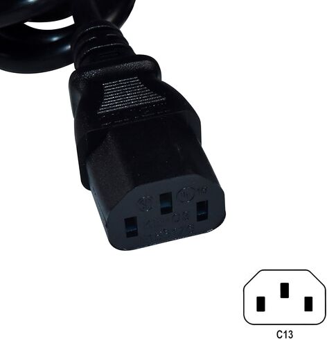 HQRP 10ft AC Power Cord Compatible with Egnater Rebel-20 Mark II, Rebel-30 MKII Tube Head Amp Amplifier Mains Cable, UL Listed in Saudi Arabia