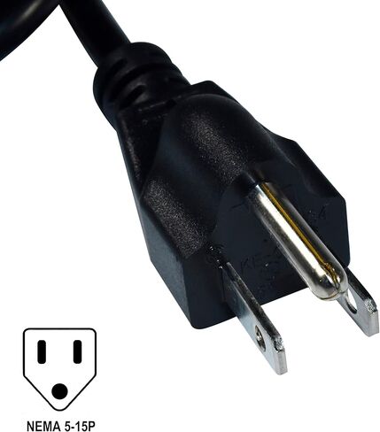 HQRP 10ft AC Power Cord Compatible with Egnater Rebel-20 Mark II, Rebel-30 MKII Tube Head Amp Amplifier Mains Cable, UL Listed in Saudi Arabia