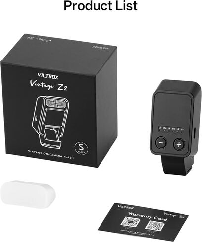 VILTROX Vintage Z2-S Mini Flash Speedlite، GN6 قوي 6500k TTL ضوء فلاش على الكاميرا مع 5 مستويات طاقة، 700 طاقة كاملة، مخرج 10 وات، إعادة تدوير 2 ثانية، فلاش كاميرا صغير متوافق مع كاميرات سوني in Kuwait