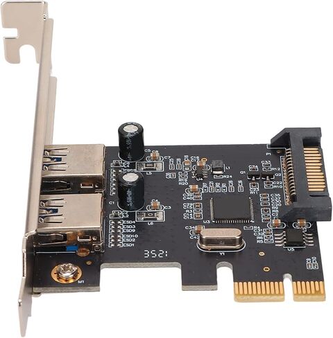 PCIE to USB 3.0 Expansion Card, 2 Ports Expansion Card, 5Gbps Transmission with USB Hot Swap, Ideal for Vista & 7 in Kuwait