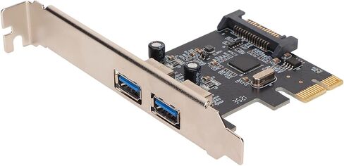 PCIE to USB 3.0 Expansion Card, 2 Ports Expansion Card, 5Gbps Transmission with USB Hot Swap, Ideal for Vista & 7 in Kuwait