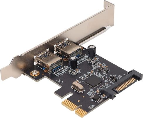 PCIE to USB 3.0 Expansion Card, 2 Ports Expansion Card, 5Gbps Transmission with USB Hot Swap, Ideal for Vista & 7 in Kuwait