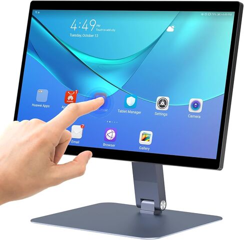 أجهزة كمبيوتر سطح المكتب الكل في واحد مقاس 15.6 بوصة، شاشة لمس FHD 180 درجة قابلة للتعديل Android 12 كمبيوتر صناعي RK3399 4 جيجابايت ذاكرة الوصول العشوائي/64 جيجابايت ذاكرة الوصول العشوائي، HDMI 2.0 واي فاي بلوتوث 4.2 للمكتب/الأتمتة/الكشك/البار/المستودع in Kuwait
