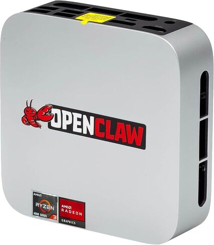 OpenClaw Mini PC – Preinstalled AI Agent System, Ryzen 3 4300U, 16GB RAM, 256GB SSD, Windows 11 Pro, Triple 4K (HDMI/DP/USB-C) Mini Desktop Computer in Kuwait