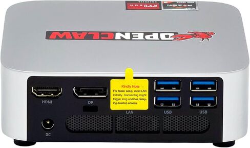 OpenClaw Mini PC – Preinstalled AI Agent System, Ryzen 3 4300U, 16GB RAM, 256GB SSD, Windows 11 Pro, Triple 4K (HDMI/DP/USB-C) Mini Desktop Computer in Kuwait