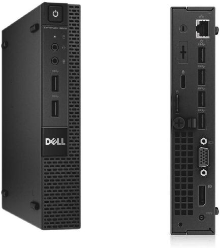 كمبيوتر مكتبي Dell Optiplex 9020 Micro Core i5-4570T 2.9 جيجا هرتز 8 جيجا 240 جيجا SSD واي فاي Windows 11 Pro (متجدد) in Kuwait