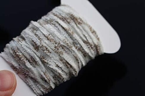 Tigofly 4 Cards 40m Multi-Color Stonefly Worms Rayon Yarn Tinsel Chenille Floss Line Thread Woolly Bugger Fly Tying Materials in Kuwait