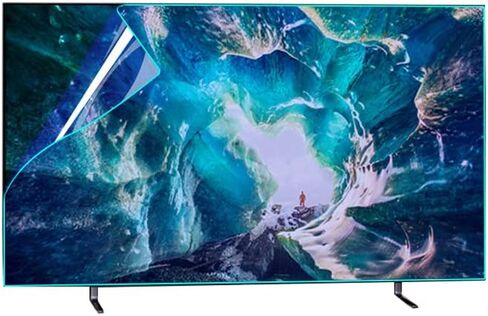 Anti Blue Light TV Screen Protector/Frosted Film Anti Glare Screen Monitor Guard Against Radiation Relieve Eye Strain and Help Sleep Better for 75-85 in LCD, LED and Curved Screen,85inch 1902x1089mm in Kuwait