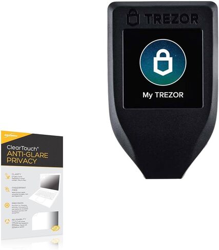 BoxWave Screen Protector Compatible with Trezor Model T - ClearTouch Anti-Glare Privacy (2-Pack), Privacy Screen Protector Flexible Film Anti-Glare in Kuwait