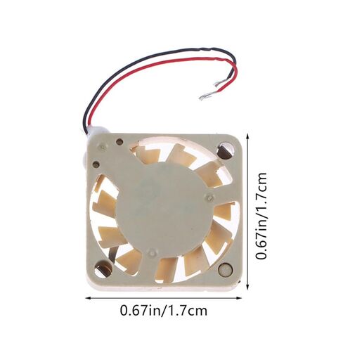 1.7cm Miniature Cooling Fan High Efficiency Heat Dissipation 3V to 5V Quiet Operations for and Laptop Cooling Fan for Electronics in Kuwait