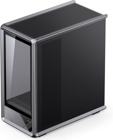 JONSBO D401 ATX Mid Tower PC Case, Frame Structure, Back-Connect MB,High Comp Gaming Dual Chamber Computer Case,GPU 439mm/PSU 200mm/AIO360x2, Desktop Display,Black in Kuwait