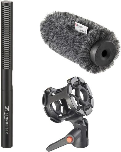 ميكروفون Sennheiser MKE 600 Shotgun مع Rycote Long Hair Softie in Kuwait