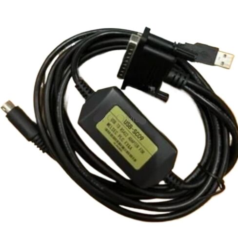 USB-SC09 Programming Adapter Cable DB25 MD8 for FX and A Series CH340 FT232(Industrial Isolated) in Kuwait
