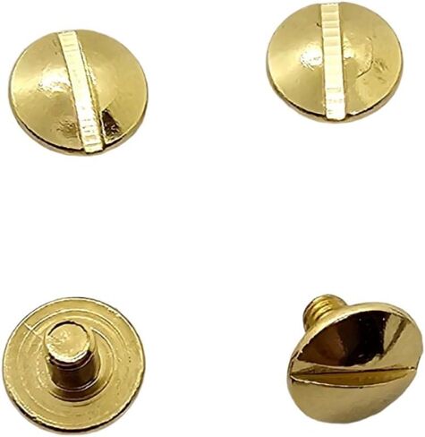 Polished Gold-Plated Grip Screws for Beretta 92 Series - Fits 92, 92F, 92G, FS, 92SB, 96, M92, and M9 Models in Kuwait