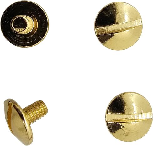 Polished Gold-Plated Grip Screws for Beretta 92 Series - Fits 92, 92F, 92G, FS, 92SB, 96, M92, and M9 Models in Kuwait