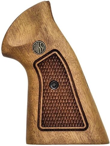 MBT Classic Wooden Grip for Rossi RM 66/64 Revolvers, Natural Wood with 3D Embossed Knurling, Retro Style in Kuwait