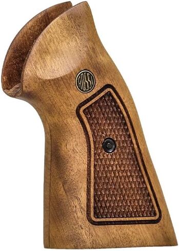MBT Classic Wooden Grip for Rossi RM 66/64 Revolvers, Natural Wood with 3D Embossed Knurling, Retro Style in Kuwait