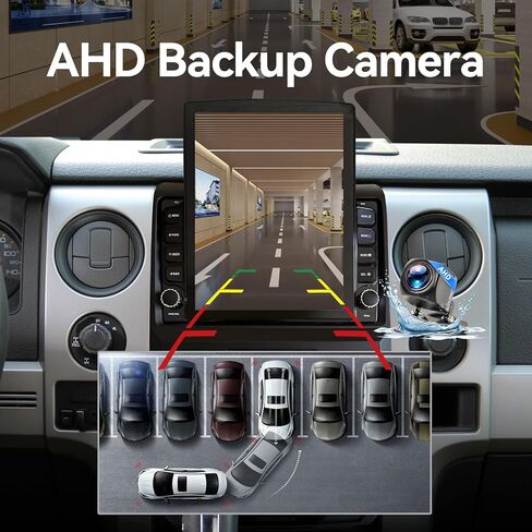 راديو ستيريو للسيارة Android 14 متوافق مع Ford F150 2009 2010 2011 2012 ترقية يدوية للتيار المتردد CarPlay اللاسلكي وكاميرا احتياطية Android Auto 1080P AHD 9.7 شاشة تعمل باللمس GPS SWC Bluetooth 2+64G in Kuwait