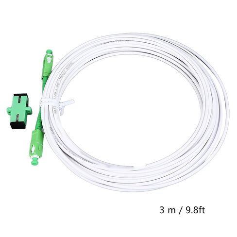 كابل تصحيح SC أحادي الوضع مدرع لـ FTTH FTTB FTTP، مجموعة كابل تمديد مودم بصري موثوق به مع موصل شفة لمحترفي الألياف البصرية والأسر (#1) in Kuwait