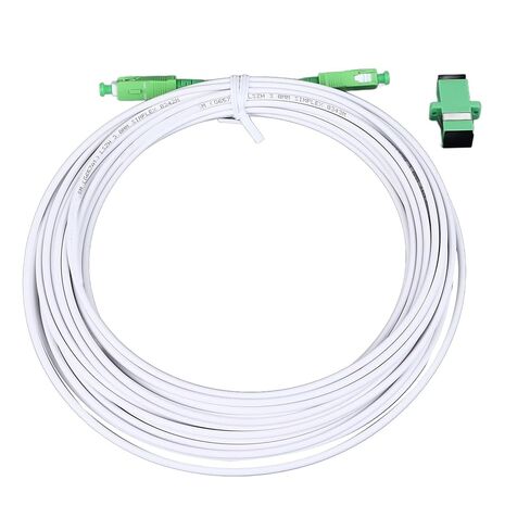كابل تصحيح SC أحادي الوضع مدرع لـ FTTH FTTB FTTP، مجموعة كابل تمديد مودم بصري موثوق به مع موصل شفة لمحترفي الألياف البصرية والأسر (#4) in Kuwait