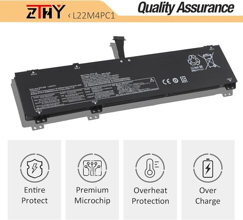 استبدال بطارية الكمبيوتر المحمول L22D4PC1 L22M4PC1 لجهاز Lenovo Legion Pro 7-16ARX8H 7-16IRX8H 7-16IRX8 7-16IRX9H Legion Pro 5-16IRX8 5-16ARX8 5-16IRX9 ThinkBook 16p G4 IRH Series L22C4PC0 L22D4PC0 L22M4PC0 in Kuwait