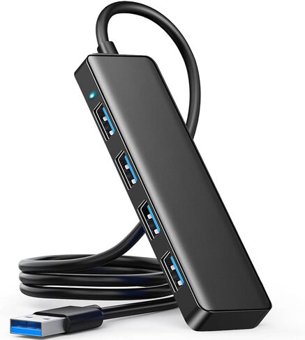 موزع USB 3.0، موزع موسع بـ 4 منافذ USB، موزع بيانات USB-A فائق النحافة in Kuwait