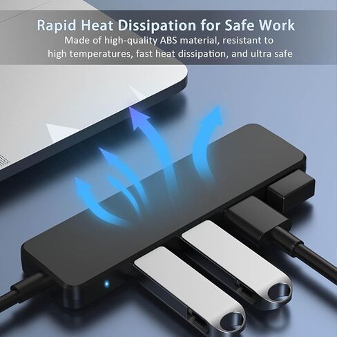 موزع USB 3.0، موزع موسع بـ 4 منافذ USB، موزع بيانات USB-A فائق النحافة in Kuwait